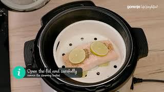 MultiCooker MC6MBK by Gorenje  •  Culinary Guide  •   Steamed asian salmon