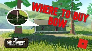 Where to Buy Bow and Hunting Gear | Roblox The Wild West