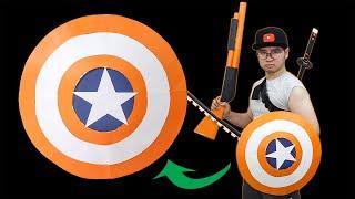 How to Make Captain America's Shield || Paper Craft DIY