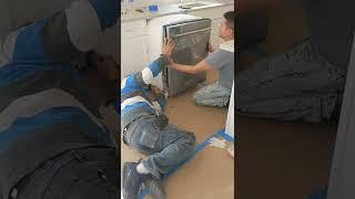 Installing a dishwasher