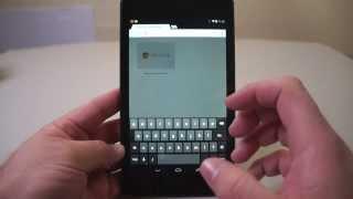 Nexus 7 User Guide:  The Keyboard HD