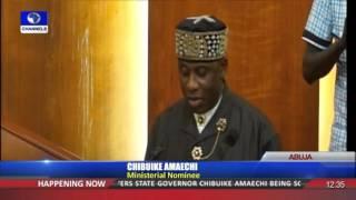 Amaechi Presents His Introductory Speech At Ministerial Screening  22/10/15