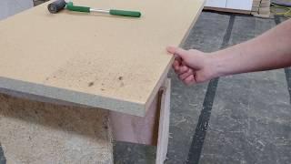 How to apply laminate edging properly one at a time