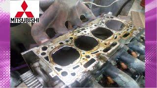 ЗАМЕНА ПРОКЛАДКИ ГБЦ ЛАНСЕР 9 САЛЬНИКОВ ВКЛАДЫШЕЙ И Т Д.  REPLACEMENT GASKET Cylinder head LANCER 9