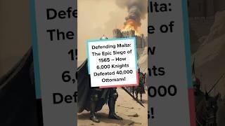 Defending Malta: The Epic Siege of 1565 – How 6,000 Knights Defeated 40,000 Ottomans! #history