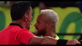 Neymar gritó a Roberto Tobar y el árbitro no lo amonestó