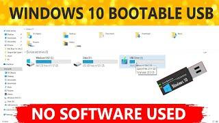 In 2mins How to make a Windows 10 Bootable usb Pendrive