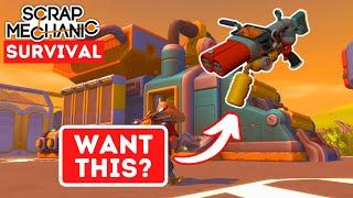 The BEST Gun in Scrap Mechanic