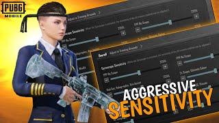 New Best Strongest sensitivity + Control Code For PUBG Mobile 2024| New 3.2 update 