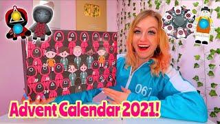 UNBOXING A MYSTERY SQUID GAME *FIDGET* ADVENT CALENDAR 2021!! *25 MYSTERY BOXES!*