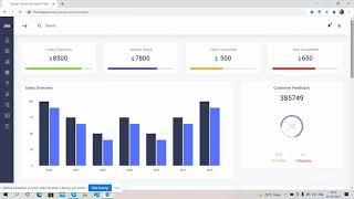 Django Bootstrap 5 Admin Dashboard Working Demo