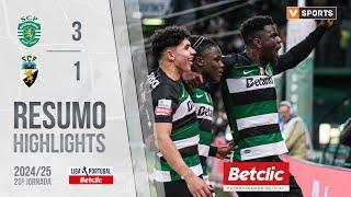 Resumo: Sporting 3-1 Farense (Liga 24/25 #20)