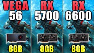 Vega 56 vs. RX 5700 vs. RX 6600 - How Much Performance Difference?