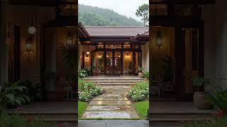 Garden Home Peaceful house & relaxing countryside scene #nature #home #relax