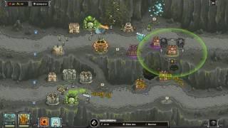 Прохождение Kingdom Rush Frontiers Veteran - Level 14 Спуск во тьме  3 Stars