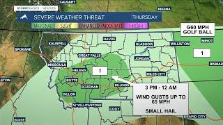 Q2 Billings Area Weather:  Abundant sunshine and warmer on Wednesday