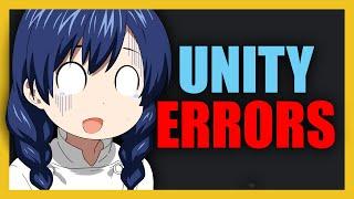 How to Deal With Unity Errors [VRChat]