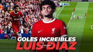 GOLES DE LUIS DIAZ CON EL LIVERPOOL QUE IMPRESIONARON AL MUNDO