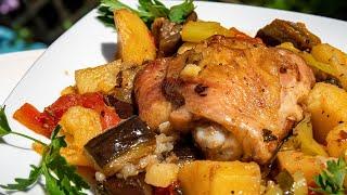 Turlu with Chicken / Greek cuisine