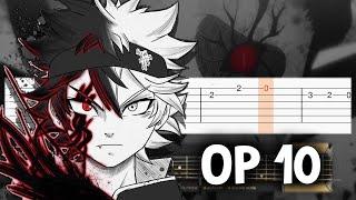 Black Clover OP 10 - Black Catcher - Guitar tutorial (TAB)