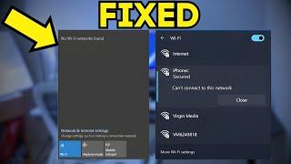 Fix Windows Can't Find WiFi Network [Guide] WiFi Not Showing Up