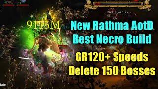 DESTROY GR120+ Speeds and GR150 Bosses! Rathma Necro Army of the Dead Full Build Guide Season 27