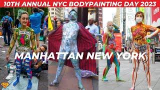 LIVE New York: 10th Annual NYC  Body Painting Day • Parade  2023 Andy Golub