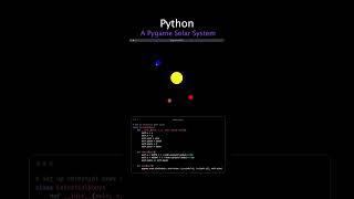 Orbit the Sun: A Pygame Solar System | Python | Pygame