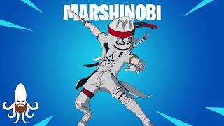 Marshinobi - Skin Review & Gameplay - Sound Test - Fortnite