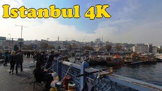 Istanbul, Turkey. Walking tour [4K].