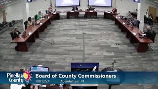 Board of County Commissioners  Regular Meeting and Public Hearing 8-13-24