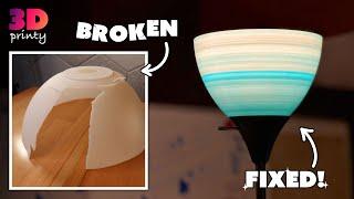 Save a Broken Lamp with 3D Printing & Fusion 360!