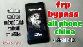 Frp Bypass Google Account All China Phone Android 8.1.0