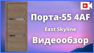 Межкомнатная дверь Браво Порта-55 4AF East Skyline - видеообзор