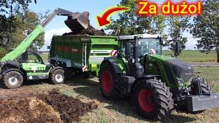 Ma około stówki bydła  Fendt 828 będzie pracować z rozrzutnikiem Bergmann TSW 6240 [Korbanek]