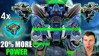 Wait... The Self Fix Units Got A Massive 20% POWER UP... Unlimited Healing | War Robots