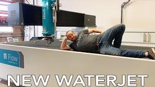 New Waterjet Unboxing, Install and Shenanigans | 5-axis Flow Mach 200