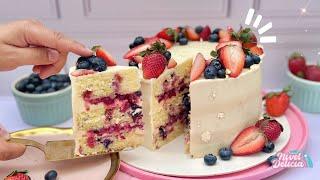 MAKE this RECIPE if you want to IMPRESS everyone!! Surprise the MOST DEMANDING  🫐 Red Fruit Cake