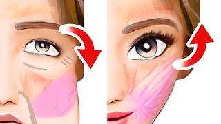 Eye LiftIng Massage! Get Bigger Eyes, Fix Droopy Eyelid | Create Cat Eyes/ Fox Eyes Naturally