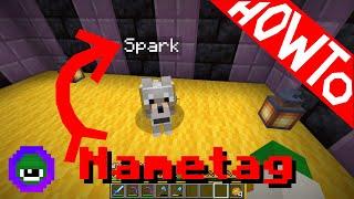 Minecraft: How to Use and Rename a Nametag - Tutorial