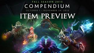 Dota 2 - Fall Season 2015 Compendium Items