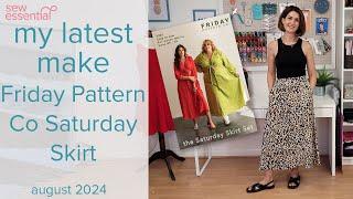 My Latest Make - The Friday Pattern Company Saturday Skirt - August 2024