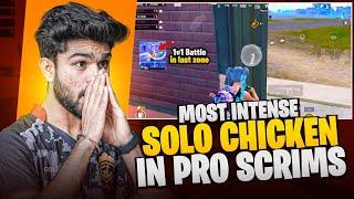 THIS IS HOW CLASSIC HACKER PLAYS IN COMPETITIVE SCRIMS  | INTENSE SOLO CHICKEN DINNER 