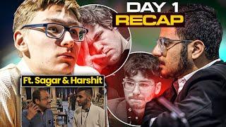 What's up with Magnus Carlsen? | World Rapid Day 1 recap by Sagar and Harshit