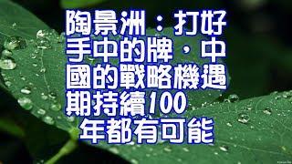 陶景洲：打好手中的牌，中國的戰略機遇期持續100年都有可能