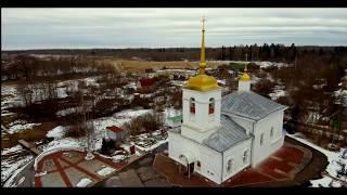 Храм Архангела Михаила. Сижно. Аэросъемка