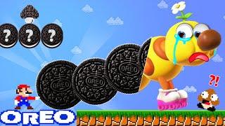 Mario Wonder but Every Seed Makes Mario Touches Turn Into OREO? | ADN MARIO GAME