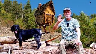 Build a Taiga hut and go fishing. Mountain fishing in the wilds of the Primorsky Ussuri taiga.