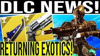 Destiny 2 DLC News! NEW EXOTICS & ACTIVITY! Incoming "Buffs", DLC Mandatory Quest, Pinnacle Sniper