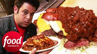 Adam Wrestles To Finish 6.5 Lbs Jonny B Good Challenge | Man v Food